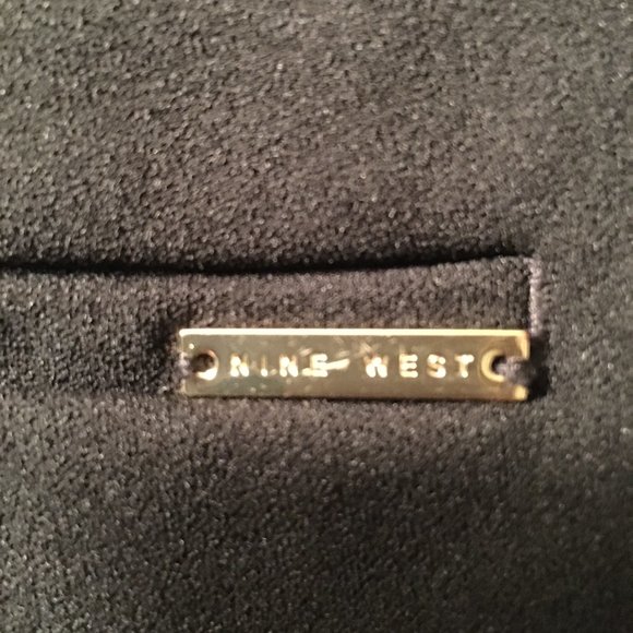 NINE WEST One Pleat Wide Leg Trousers  |  Size 10 - Picture 10 of 12